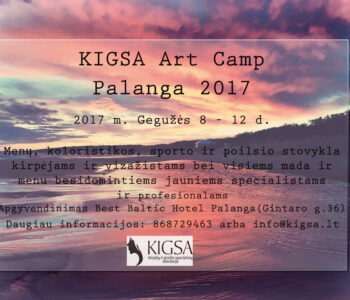 KIGSA ART CAMP palanga 2017