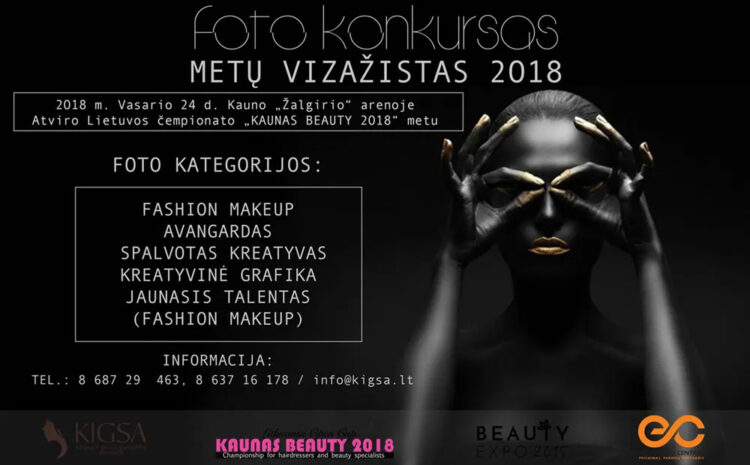  FOTO KONKURSO METŲ VIZAŽISTAS 2018 REZULTATAI