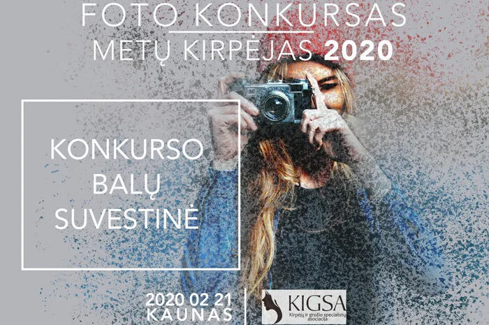  FOTO KONKURSO METŲ KIRPĖJAS 2020 REZULTATAI