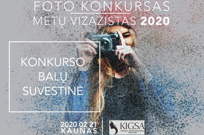  FOTO KONKURSO METŲ VIZAŽISTAS 2020 REZULTATAI